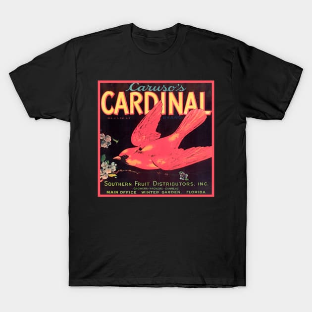 Caruso's Cardinal brand label T-Shirt by WAITE-SMITH VINTAGE ART